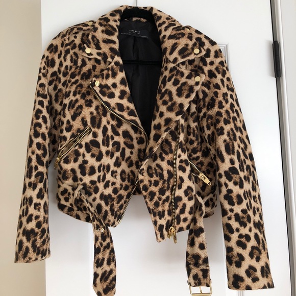cheetah jacket zara